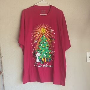 Kids Red Christmas Tree Tee